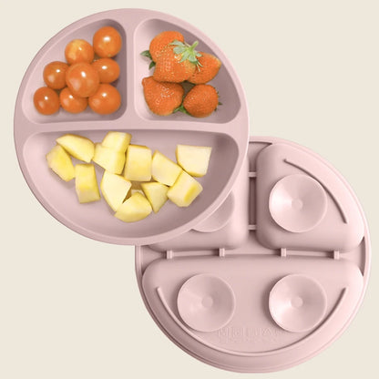 Assiette à ventouse en silicone pour bébé (sans BPA)