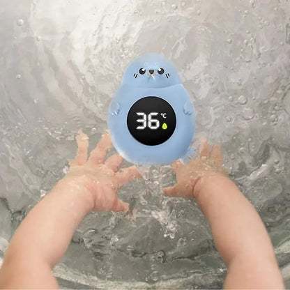 Thermomètre de bain pour bébé, alerte de température et affichage LED.