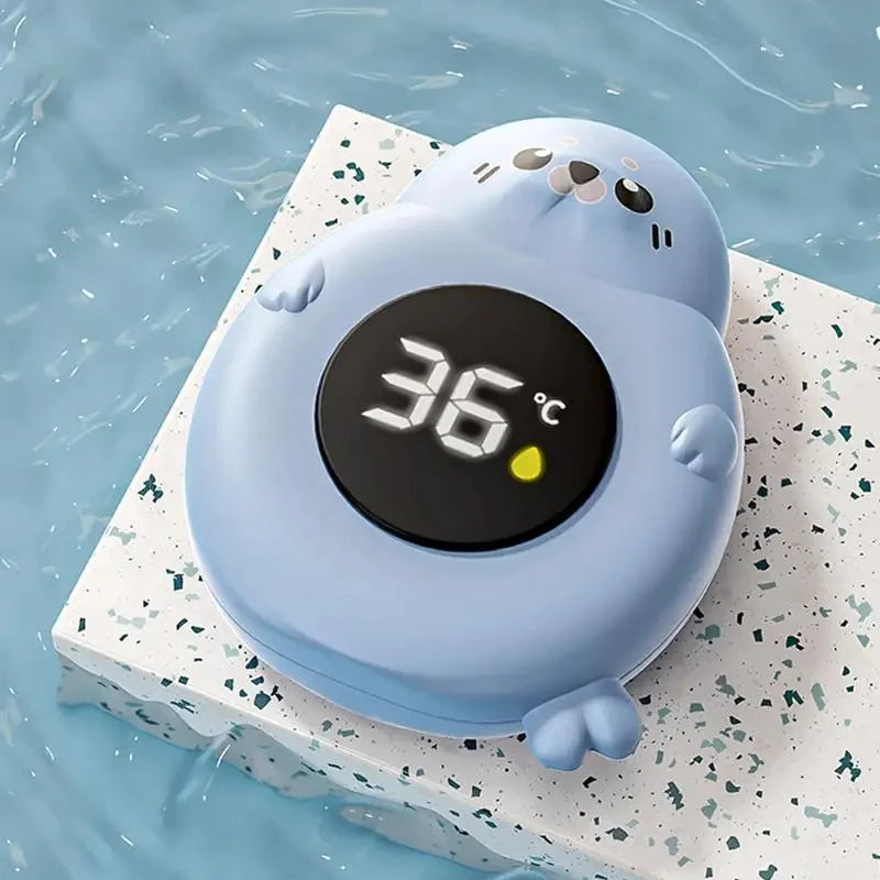 Thermomètre de bain pour bébé, alerte de température et affichage LED.
