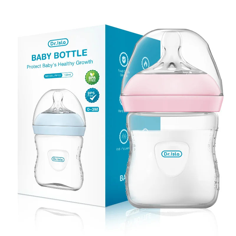 Biberons en polypropylène (PP) pour nouveau-nés (150/240/330 ml) – Anti-étouffement et anti-coliques – Sans BPA