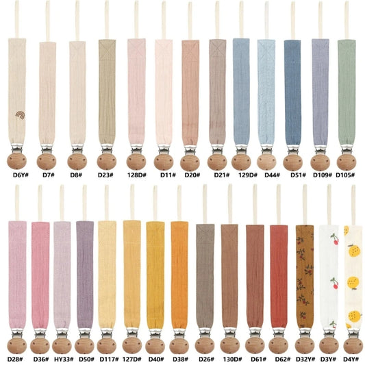Attache-sucette pour bébé en coton doux pour tout-petit