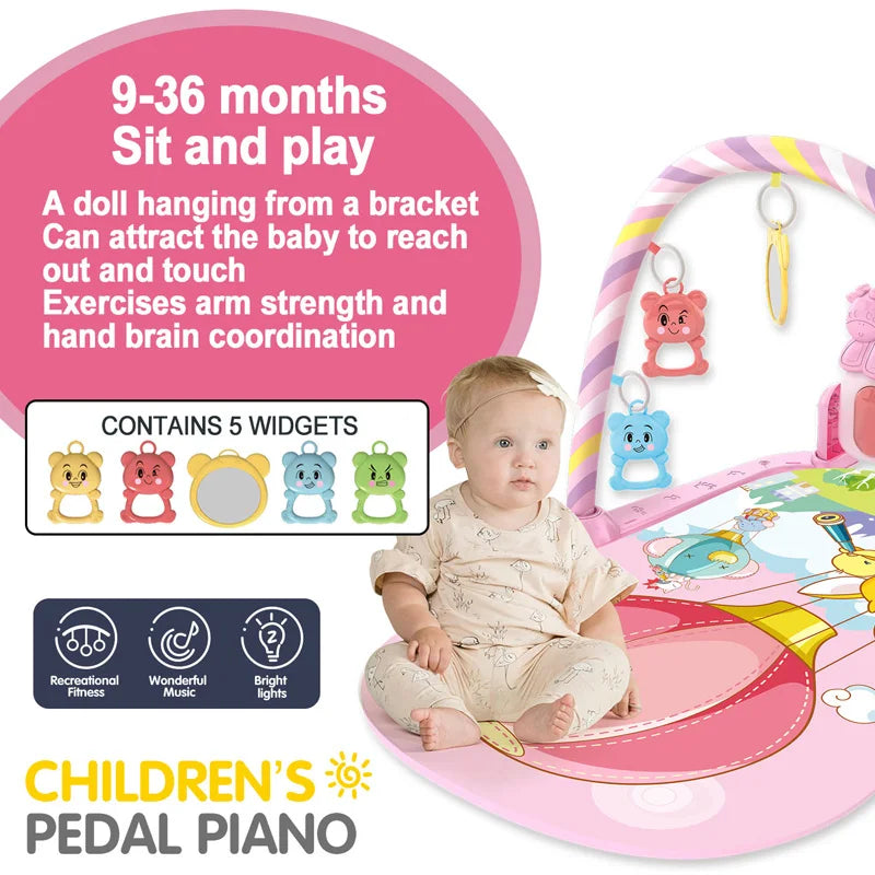 Tapis d'éveil musical pour bébé (0-36 mois)