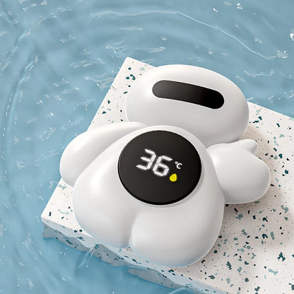 Thermomètre de bain pour bébé, alerte de température et affichage LED.