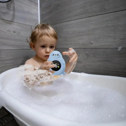 Thermomètre de bain pour bébé, alerte de température et affichage LED.