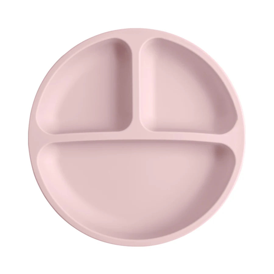 Assiette à ventouse en silicone pour bébé (sans BPA)
