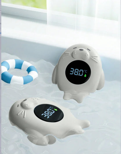 Thermomètre de bain pour bébé, alerte de température et affichage LED.