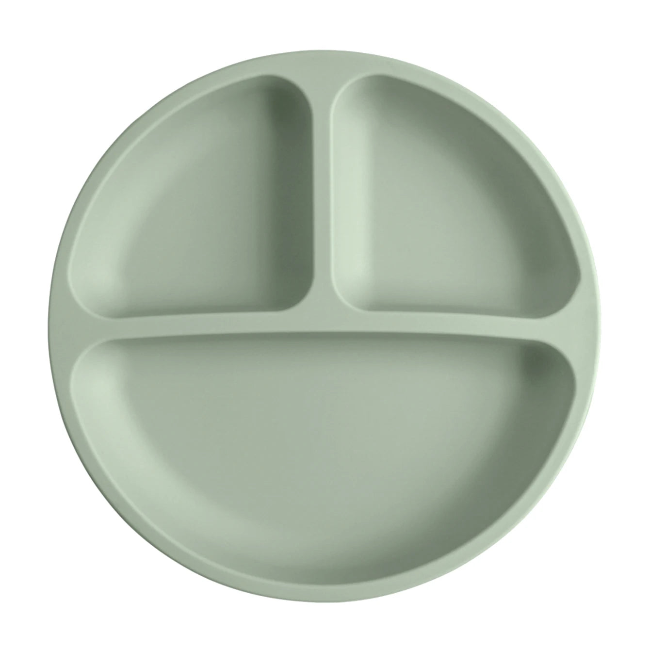 Assiette à ventouse en silicone pour bébé (sans BPA)