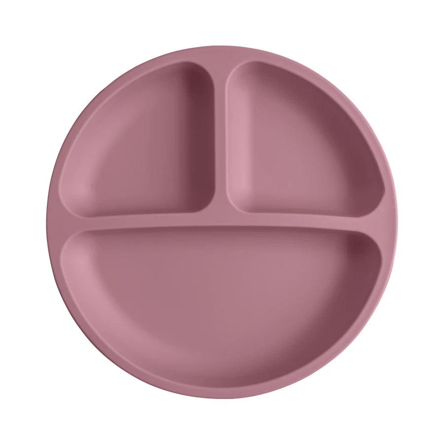 Assiette à ventouse en silicone pour bébé (sans BPA)