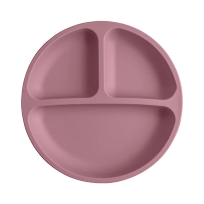 Assiette à ventouse en silicone pour bébé (sans BPA)